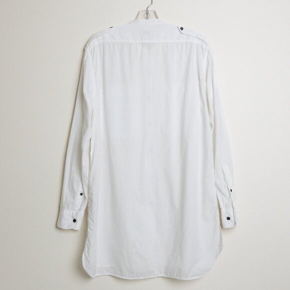 Dries Van Noten Shirt White Utility Long Sleeve Button Down Large EU 42 - Picture 3 of 15